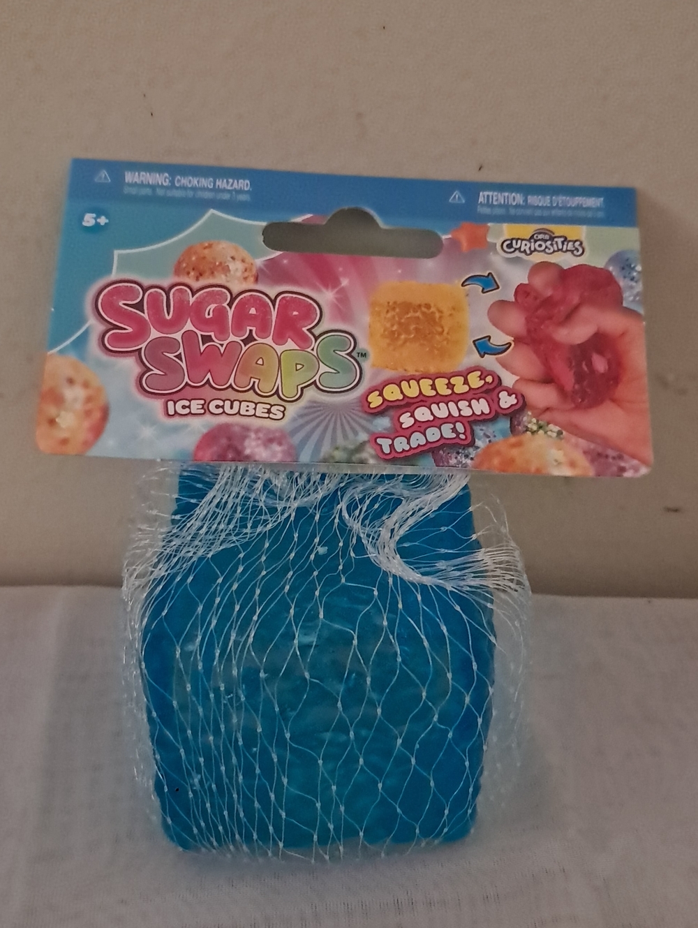 Blue Ice Cubes - Squeeze & Trade Toy
